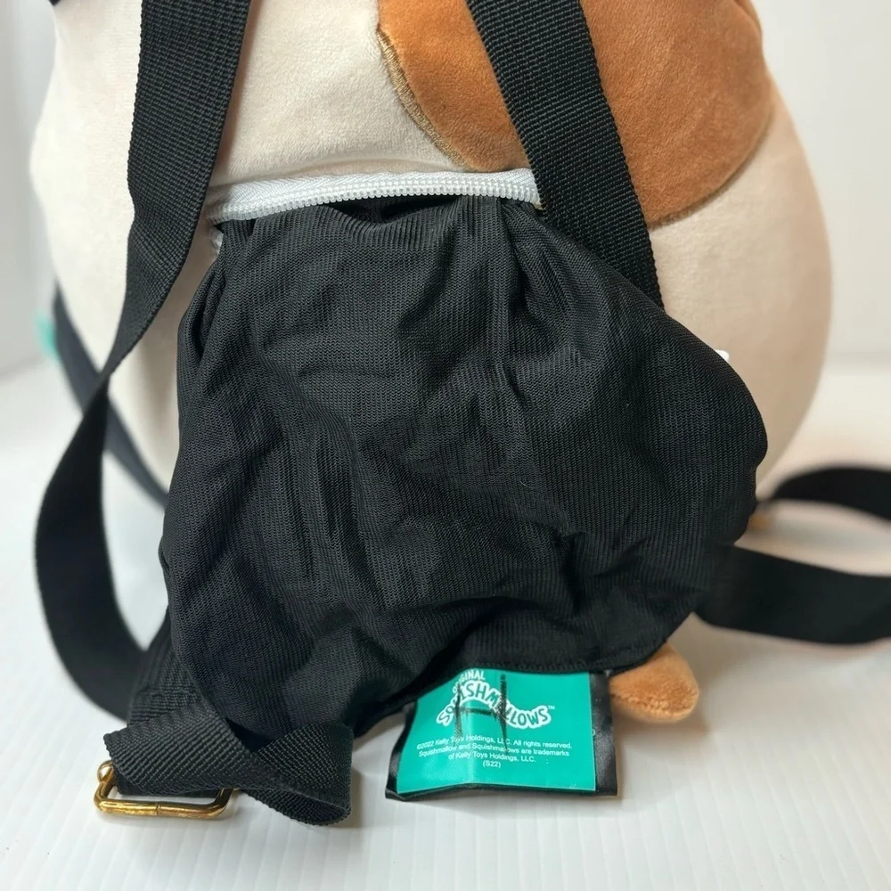 Squishmallows Cam the Calico Cat 10” Plush Backpack Stuffed Animal Toy Bag Tote